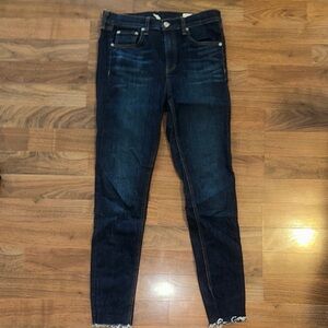 rag & bone Dark Indigo Skinny Jeans